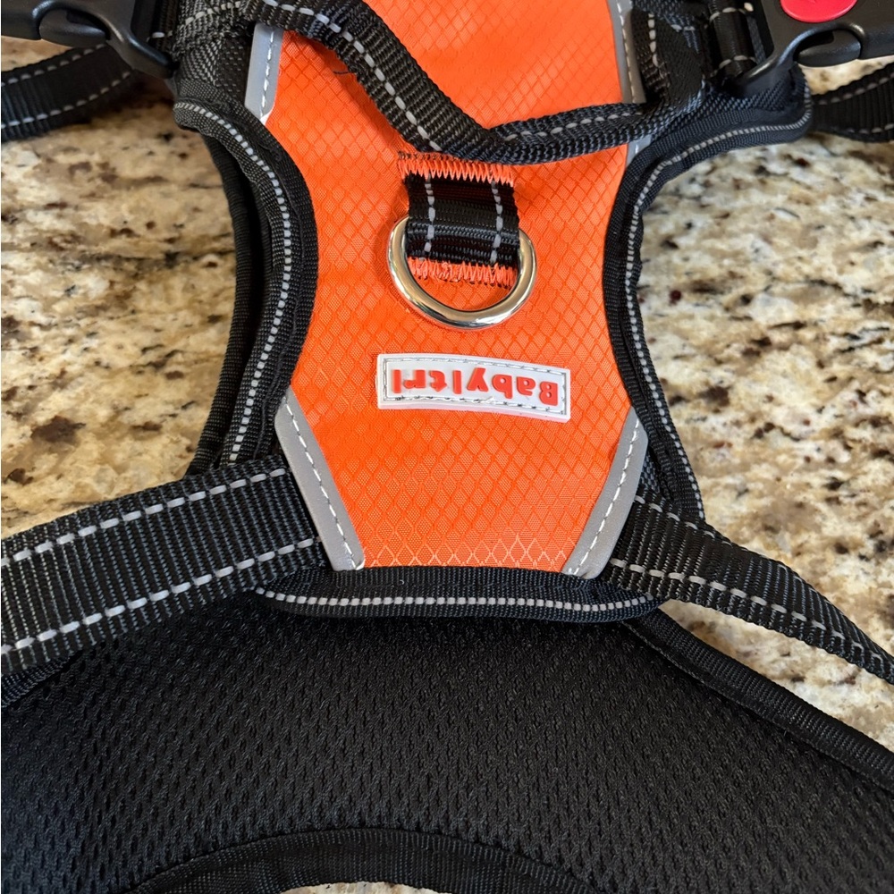 BABYLTRL No-Pull Adjustable Reflective Dog Harness
Size L orange - Picture 5 of 9